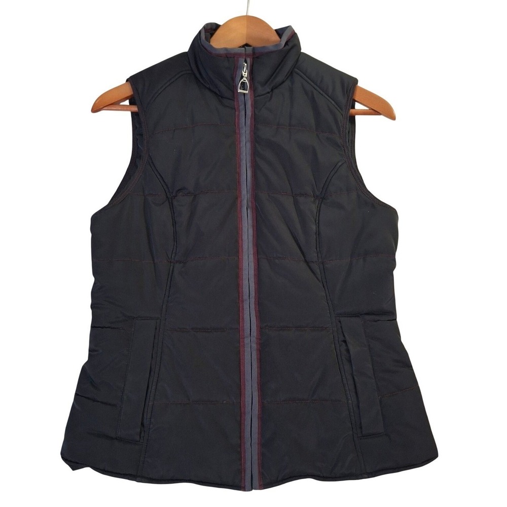 Ariat Black Quilted Vest Womens Small Equestrian Outerwear